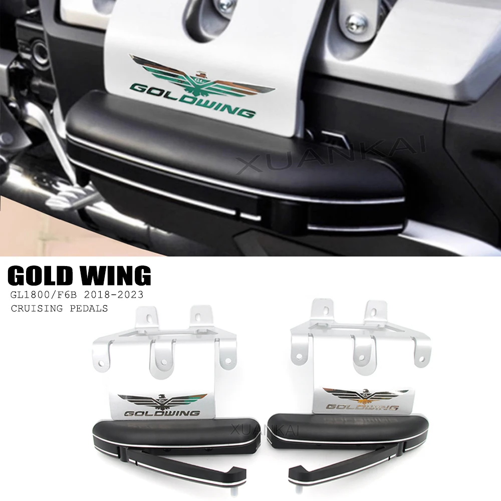 

For HONDA GoldWing 1800 GL1800 GL 1800 F6B 18-23 Motorcycle Engine Protection Pedestal Pedals Pegs Foot Highway Peg Driver Peg