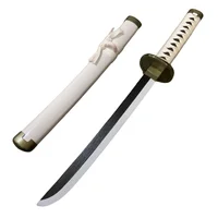 Cosplay He Tao Demon Roronoa Zoro 60cm Anime Bamboo Weapon Sword Role Play 24inch Model  Katana 1