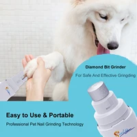 Dog Nail Grinder USB Rechargeable Electric Pet Paws Clipper & Trimmer Painless Paws Grooming Quiet 2-Speed Dog Nail File 4