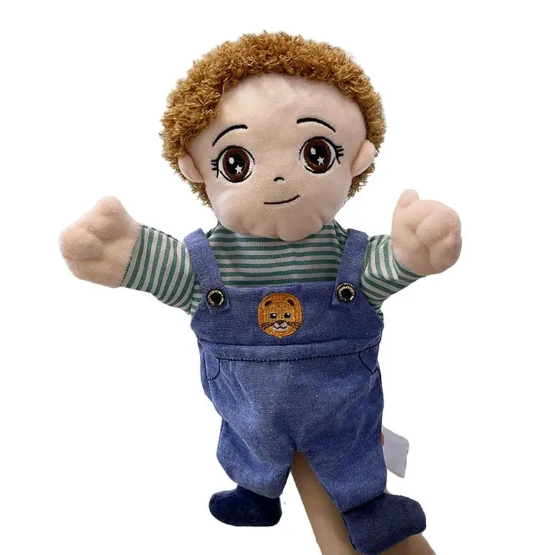 

Plush Hand Puppets Soft Boys Family Members Finger Puppets Cute Cartoon Figure Members Puppets Cartoon Figure Hand Puppets For