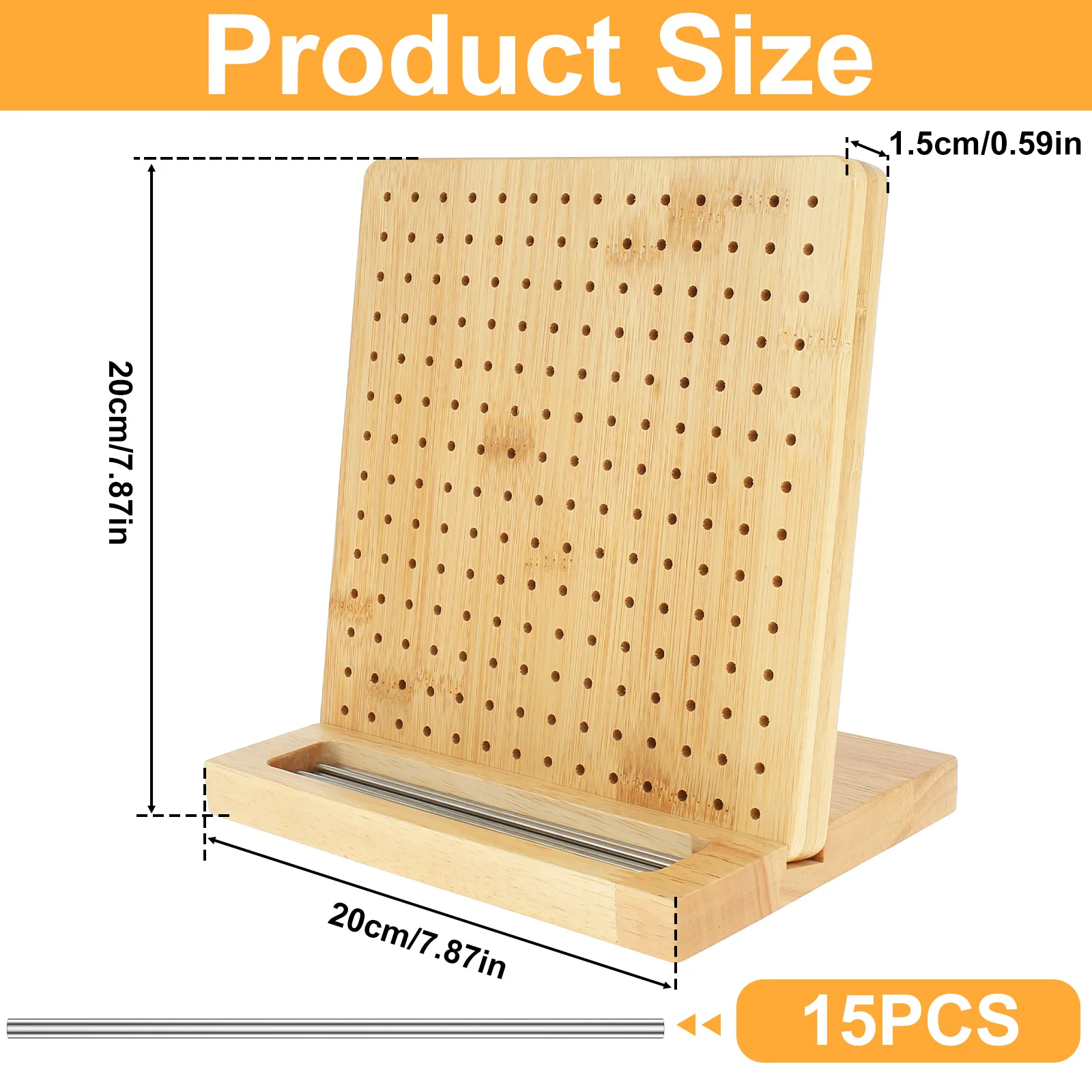 7.7in Crochet Blocking Board Bamboo Wooden Blocking Board Square Blocking  Board for Beginner Knitting Lover Crocheting Projects - AliExpress