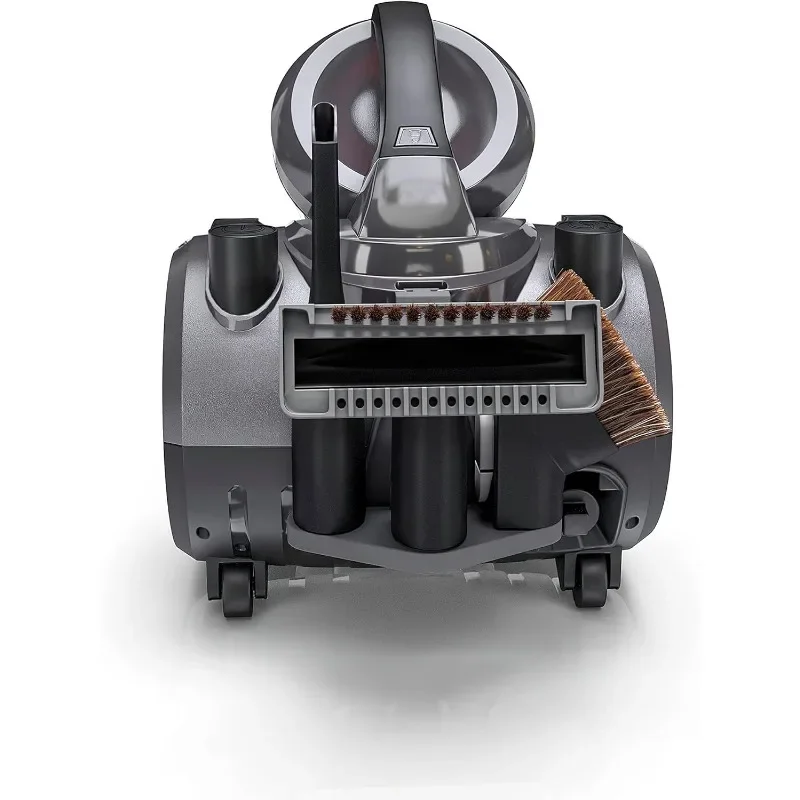 NEW.RS4 Bagless Canister Vacuum, Lightweight with Dual HEPA Filtration, 25 Foot Retractable Cord, Telescopic Wand 2