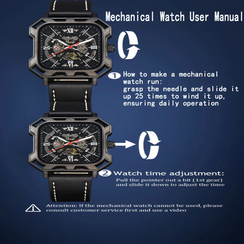 LONGLUX automatic watch cool mechanical wristwatches steel hollow no leather mens watch men gift mechanical watch