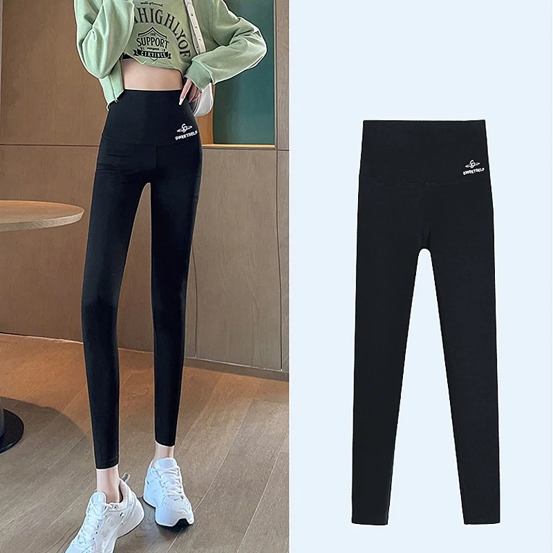 

Women Shorts Long Leggings High Waist Elastic Shark Pants Spring Summer Hip Lifting Abdomen Tights Female Sports Yoga Pants