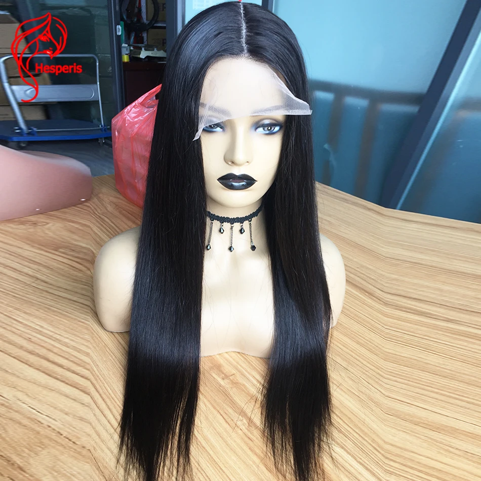 Hesperis Top 5.5x4.5 Scalp Cap HD Lace Front Wig Straight Silk Base Lace Front Human Hair Wigs Pre Plucked Brazilian Remy Hair human hair wig lace front wig human hair wigs front lace wig