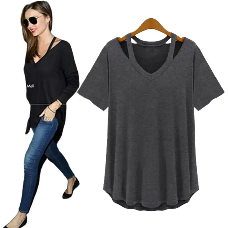 

2023 Fashion Shirt Women Tops Womens Clothing,knitted hollow out modal shirts,sexy V neck cotton shirts