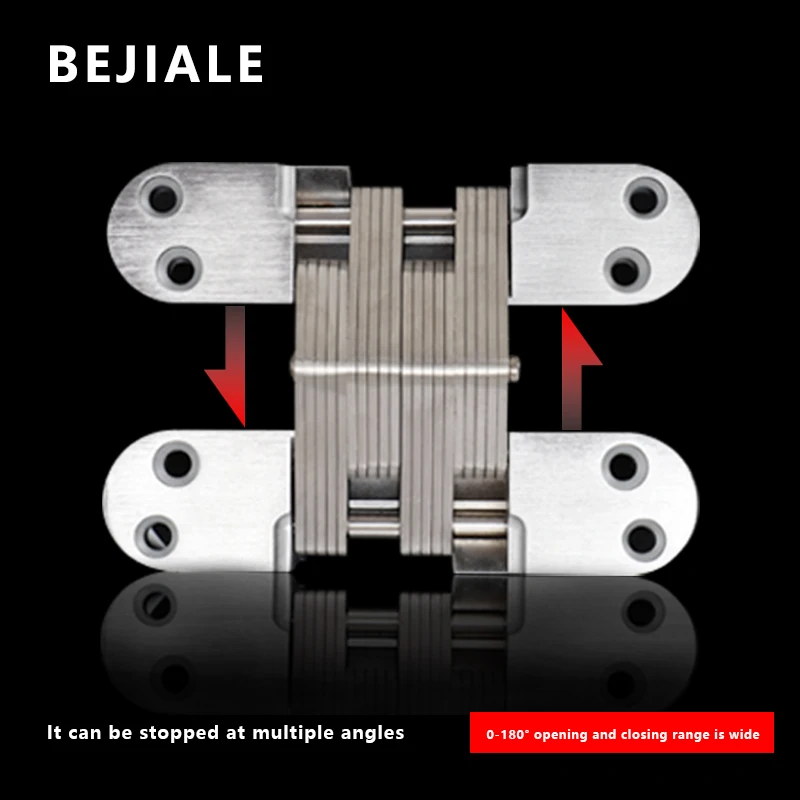 charniere invisible en acier inoxydable croix porte bois page quincaillerie meubles 05