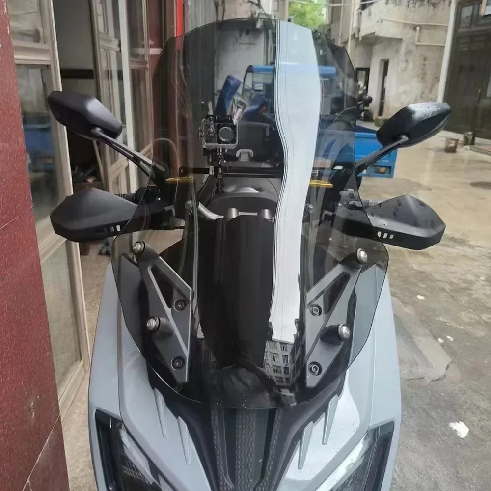 FIT SYM ADX 300 300ADX ADX300 ADX 300 Front Windshield Modification Heightened Thickened Windshield motorcycle windshield