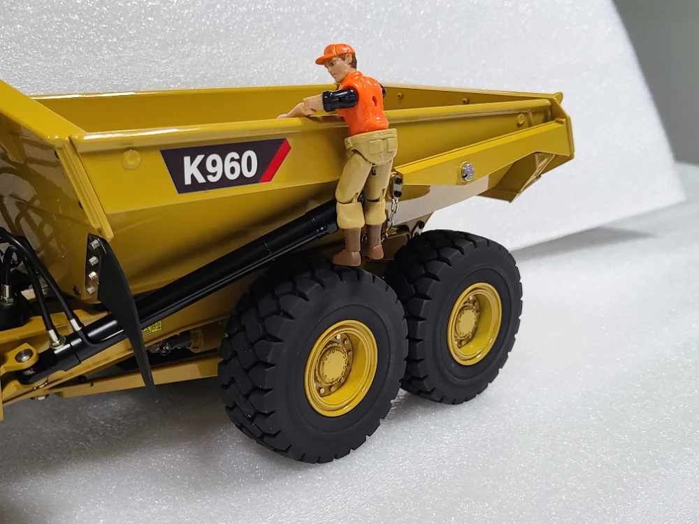 S0db08cbd478c4da385acbe3d6aedbe2do KABOLITE RC 1/18 K966 ładowarka 336GC koparka hydrauliczna K960 ciężarówka hydrauliczna zabawki dla chłopca modelu maszyn budowlanych