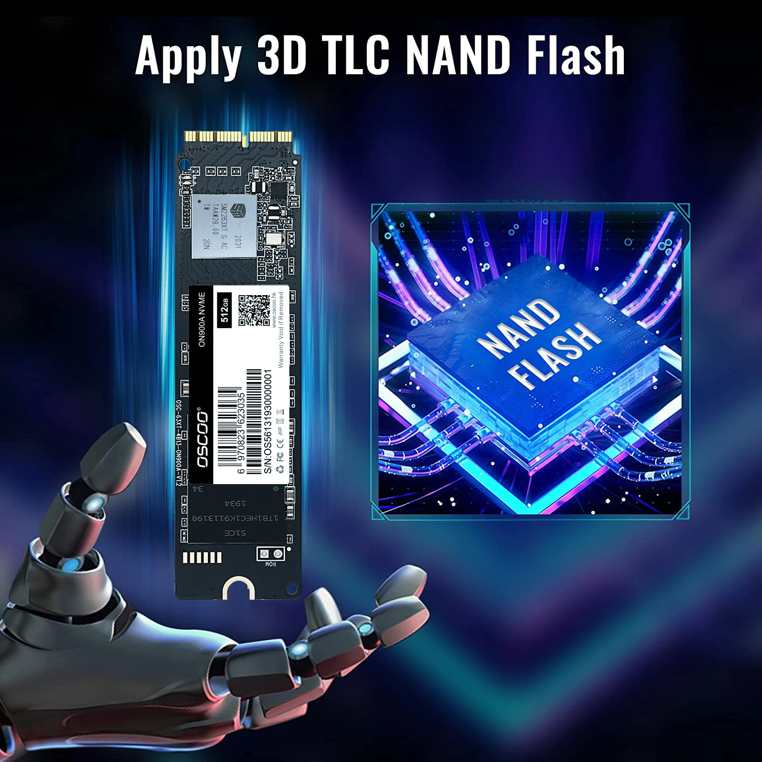 SSD Hard Disk PCIe SSD 256GB 512GB 1TB 2TB for Macbook Pro
