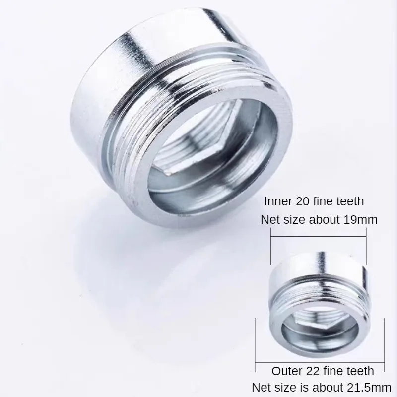 M22 Change To 16 18 20 22 24mm Male x Male Faucet Adapter Kitchen Bathroom Brass Water Tape Joint Copper