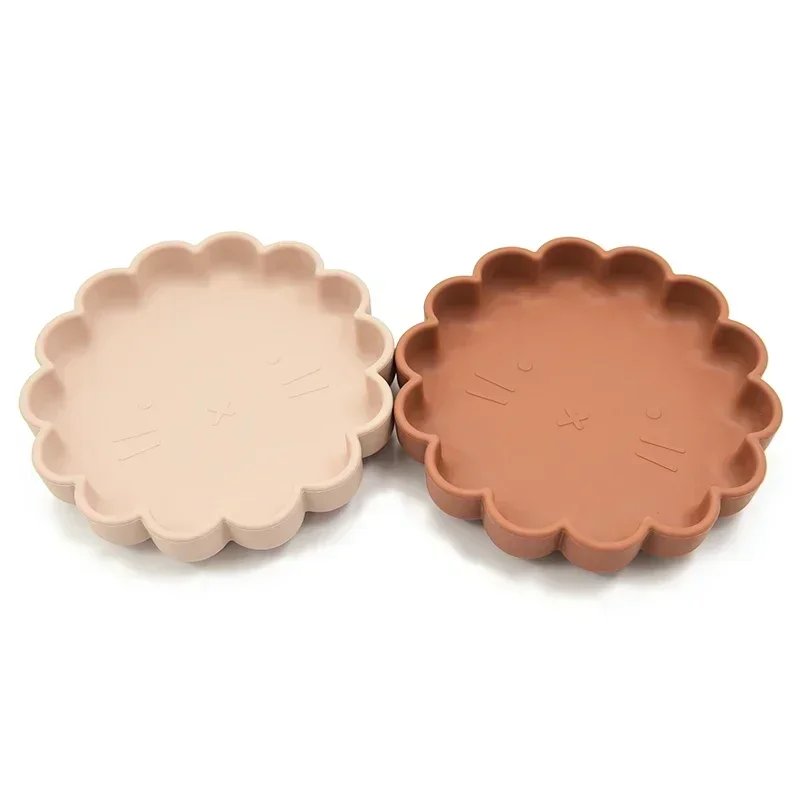 Best Seller Lion Style Flower Silicone Plate BPA Free Food Grade Silicone Suction Plate Sample Available For Quality Check 2
