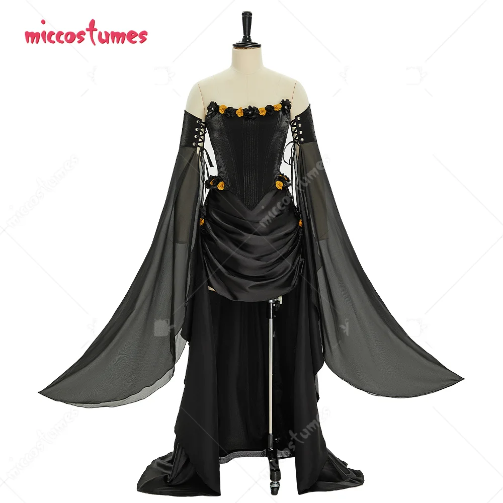 Abito Gotico Medievale Donna Con Cappuccio - Vestito Vintage Per Cosplay E Feste Rinascimentali - Foto 13