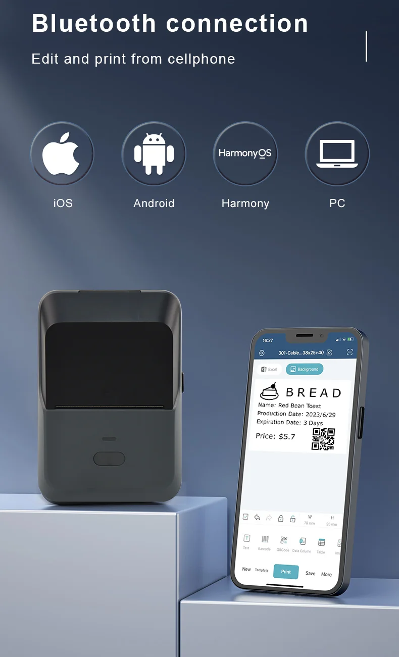 Conectar, Compatível, iOS, Android, Casa e Escritório