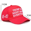 New Red Cap USA Baseball Caps Large Size President Hat Print Trump Was Right About Everything Embroidery Wholesale Drop Shipping 5