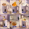 110V/220V Electric Stew Pot Slow Cooker Portable Cooking Pot Rice Cooker Stewing Porridge Soup Travel Heating Cup 1000ml 5