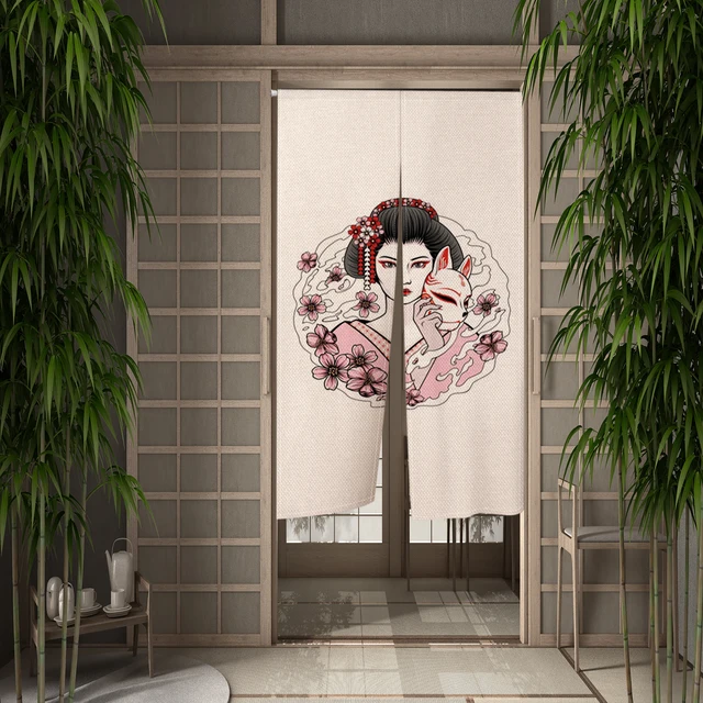 rideau japonais occultant geisha 7