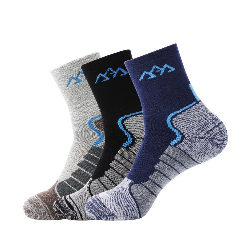 Ski Socks Outdoor Ski Winter Coolmax Cotton Warm Socks Quick-Drying for Women Hiking Skiing Sports Thermal Socks for Men Thermosocks