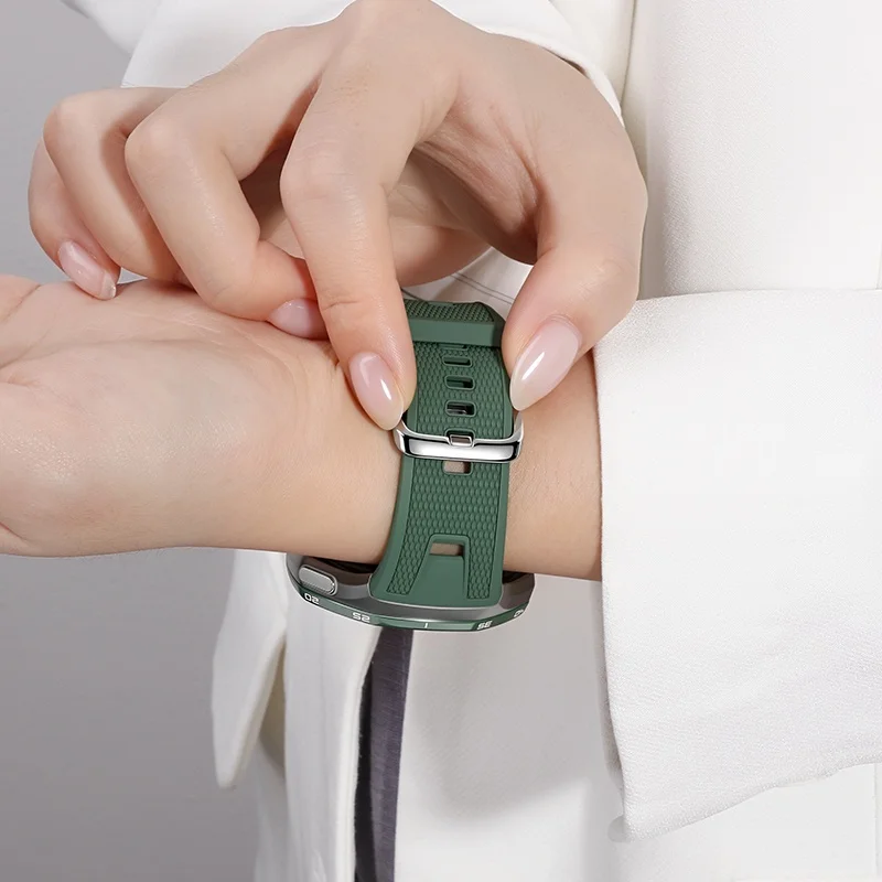 Premium Silicone Sports Watchband - Replacement Strap