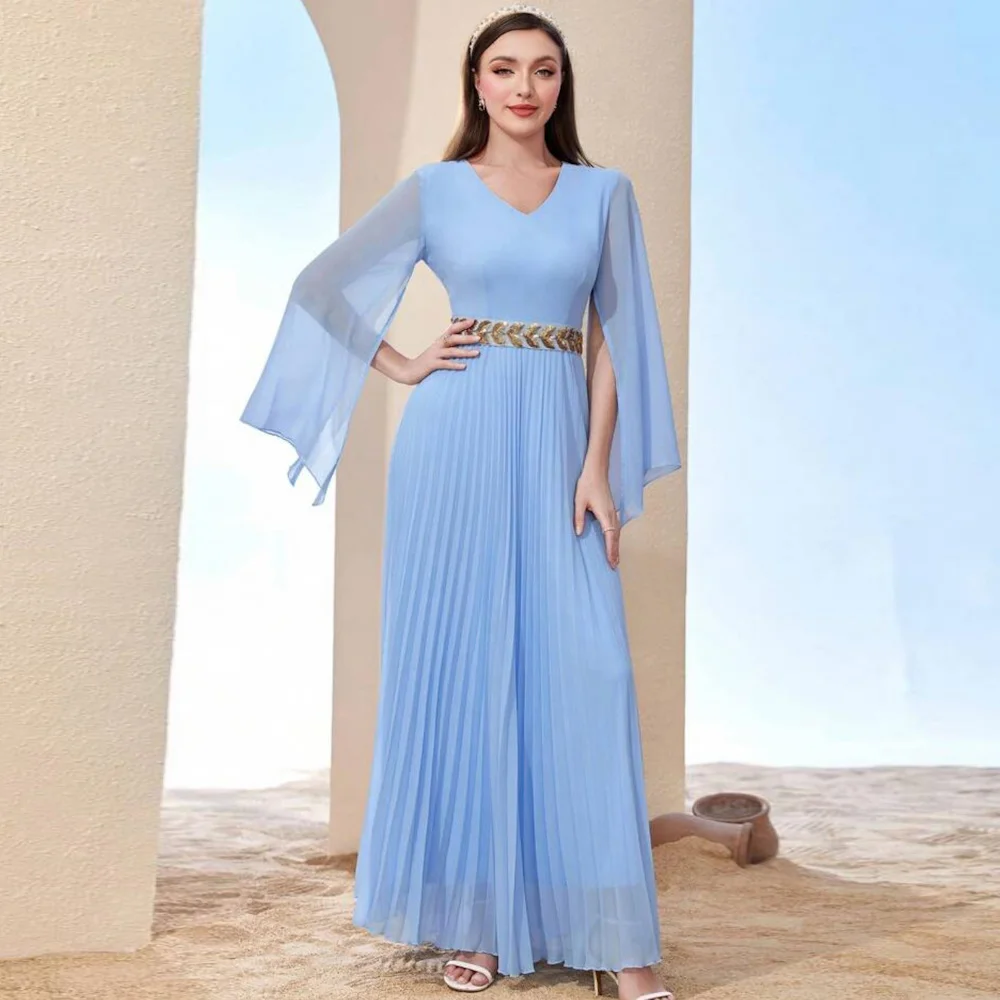 

Mignon Chiffon A-line Sweetheart Prom Gown Ruffle Sequins Evening Formal Ankle-length Elegant Party Dresses for Women 2023