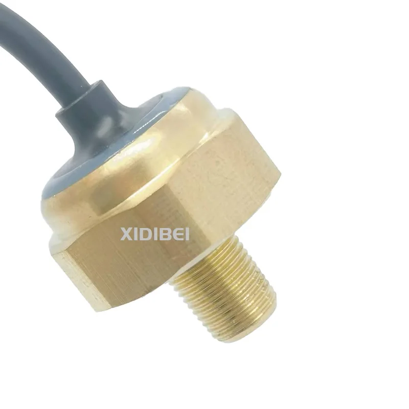 Air Compressor Pressure Transducer 1/8NPT-14.5-300PSI Absolute Gauge 0.5-4.5V 5-12VDC Copper Shell Ceramic Sensor