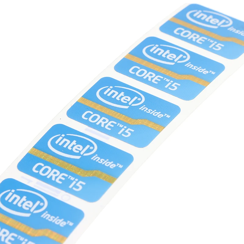 1/5PCS Ultrabook Performance Label Sticker Laptop Logo Sticker Intel Core I3 I5 I7 Standard Size