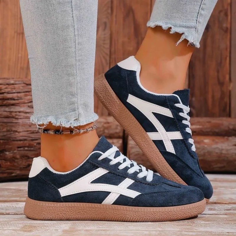 أحذية رياضية نسائية كاجوال أحذية فلكنيز مسطحة عصري...