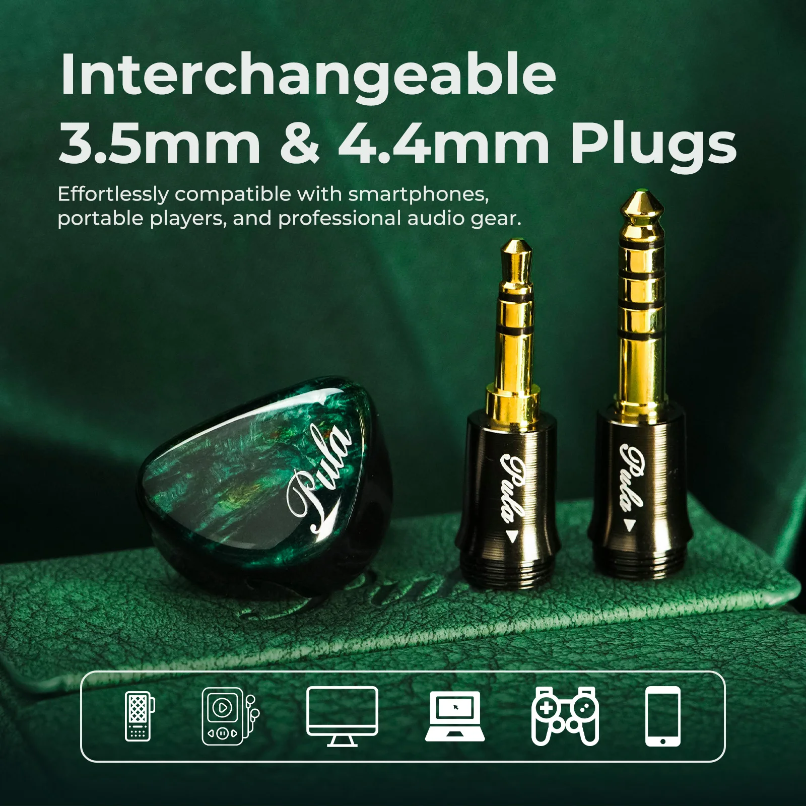 PULA Unicrom ベリリウムメッキダイナミックドライバーインイヤー HiFi