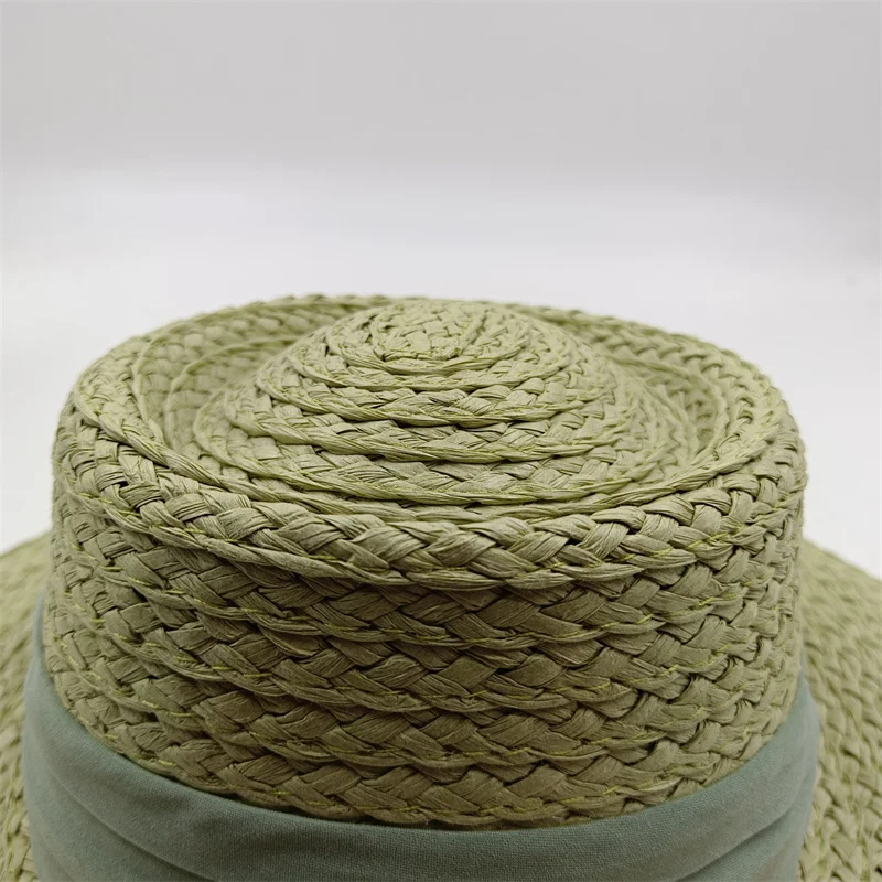 여름모자 Beach Hat summer advanced new fashion design Sun Hat White Straw Hat soft hat top hat neutral hat solar cap Golf cap