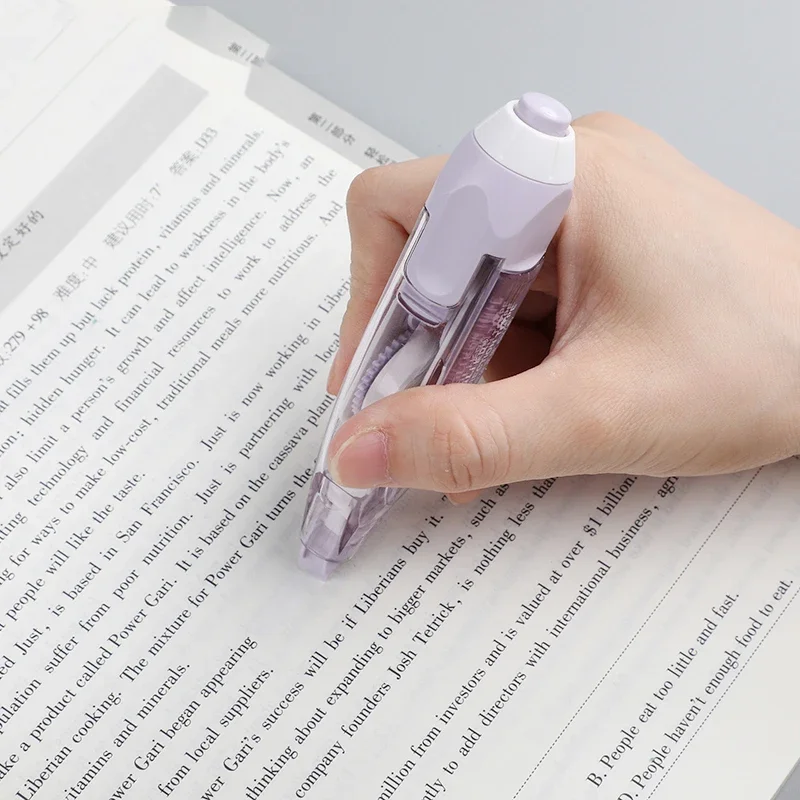 Journamm 5mm*6m Student Correction Tape Error Eraser Writable Sticker Pen-type Replaceable Refills Creative School Stationery correction tape