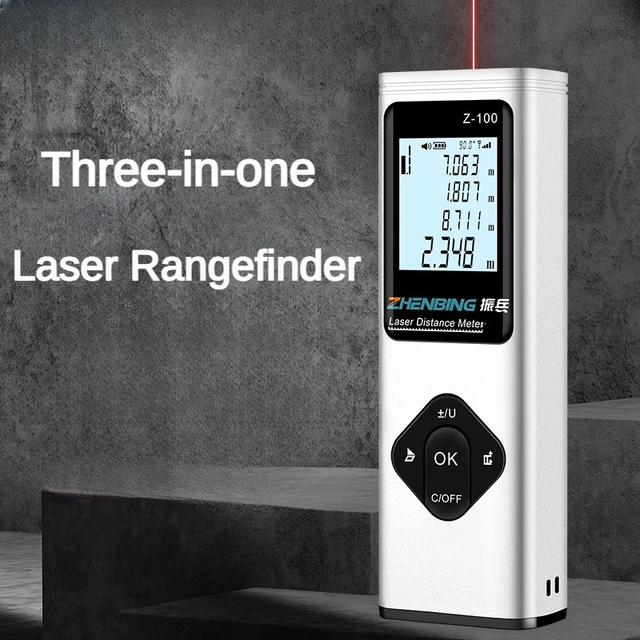 40M Digital Level Laser Distance Meter Range Portable Usb Charging  Rangefinder Infrared Measuring Ruler Distance Measuring