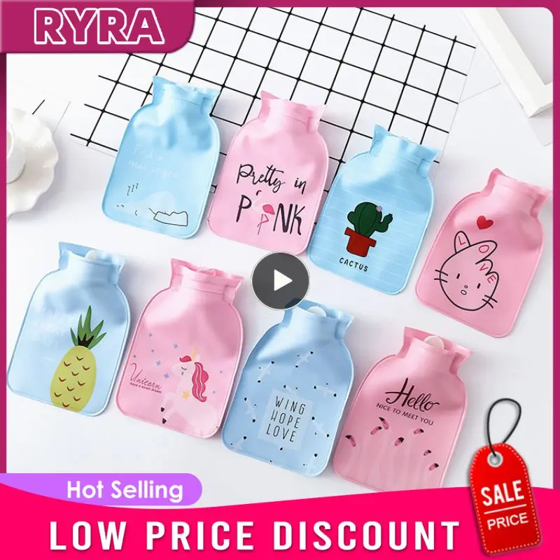 Cute Cartoon Hot Water Bottle Hot Water Warmer Screw Portable Hand Warmer Water-filling Hot-water Bag Home Warming Product