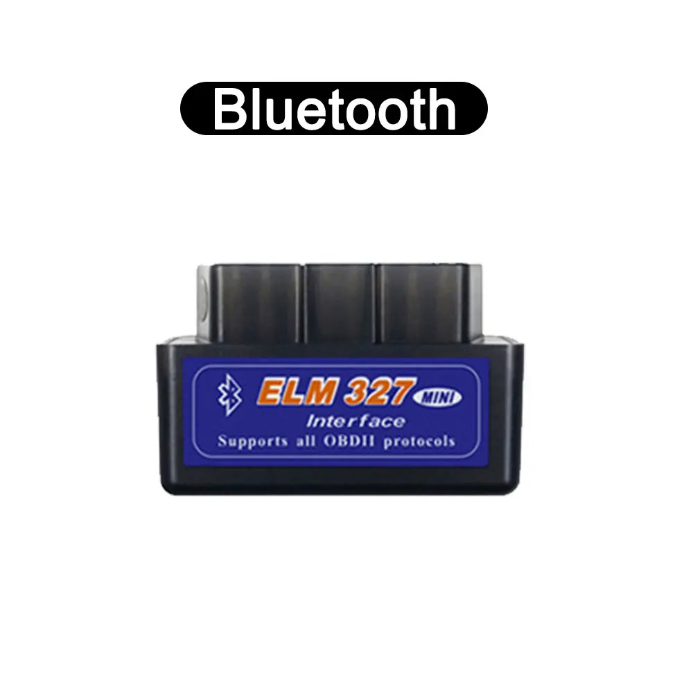 Mini OBD2 Car Scanner ELM 327 Tester Wireless WIFI Bluetooth Car Interface Scanner Tool for Android IOS car battery charger price Code Readers & Scanning Tools