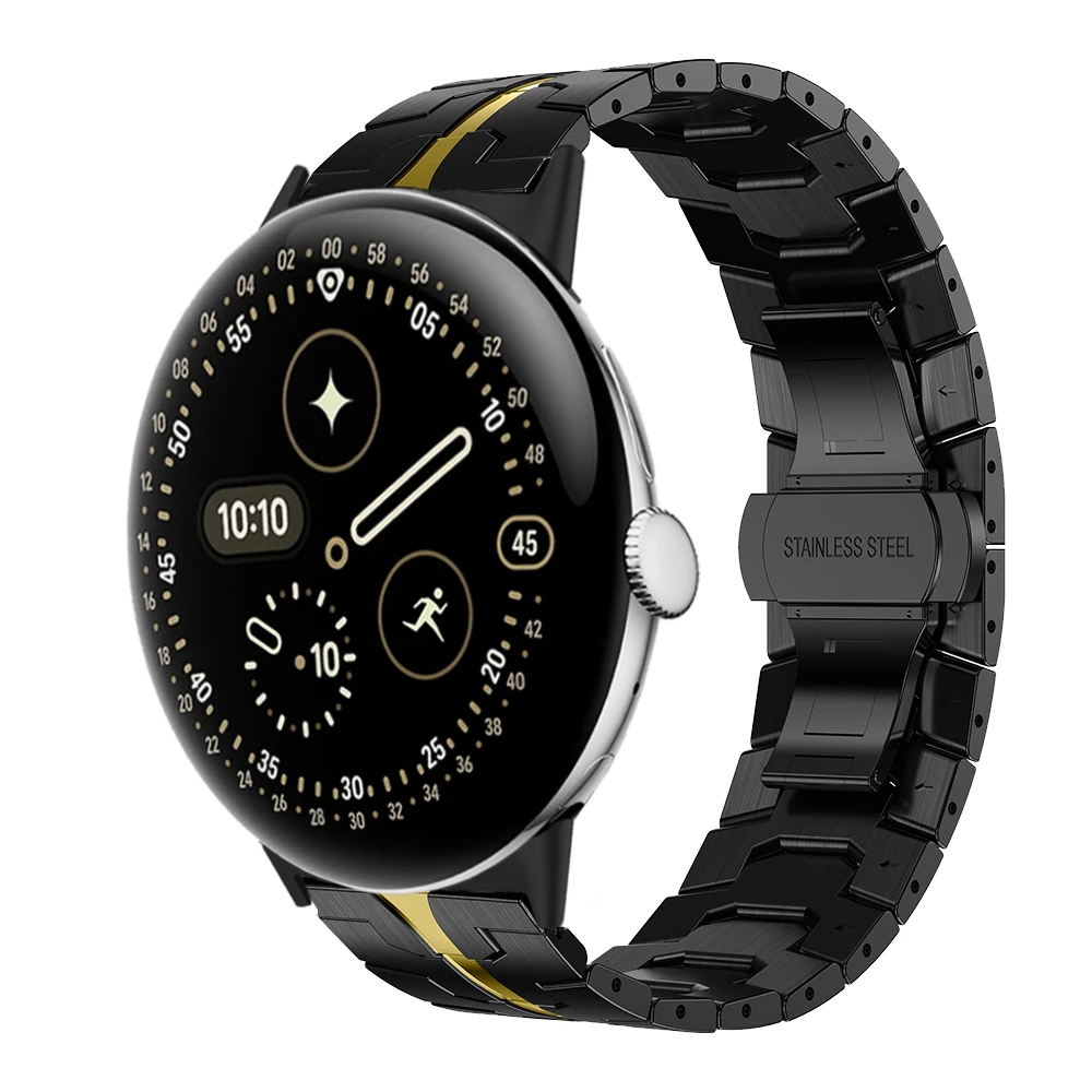 Luxury Stainless Steel Watch Strap – Men's Wrist Bracelet Accessories