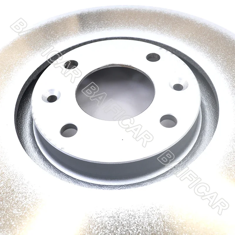 Baificar Genuine 2 Pcs Front Right Left Brake Disc 9809266280 9687602180 4249J6 For Peugeot 207 208 307 308 3008 Citroen C4