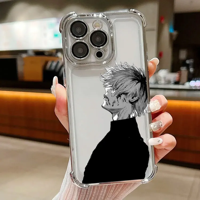 Tokyos Anime Ghouls Clear Phone Case Cover