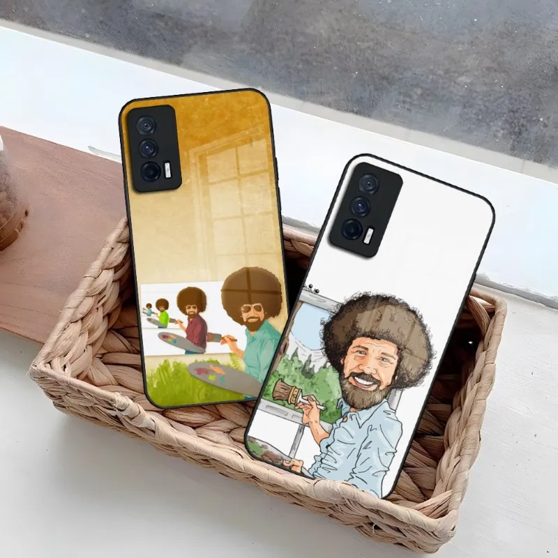 Custodia Per Telefono Bob Ross Senza Errori Per Oppo A54 A15 A94 A92 A55 A93 A95 K9 K7 Reno 5 7 6 4 Trova X5 X3 X2 Vetro Temperato