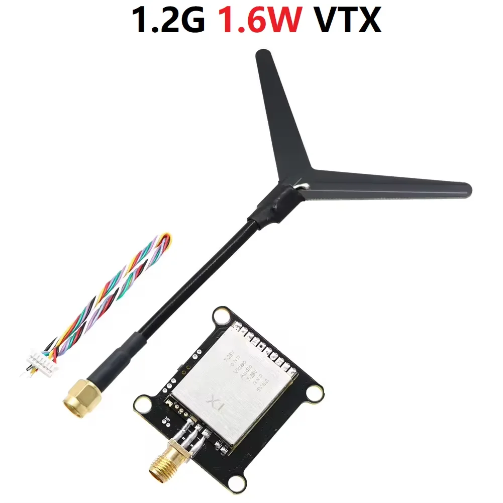 Boîtier de l'émetteur vidéo 1.2G 800MW-2000MW pour drone RC FPV avec dissipateur thermique