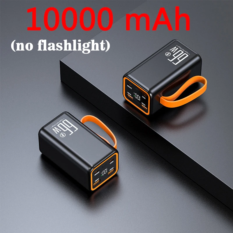 50000mAh Power Bank 66W High Capacity 30000mAh Fast Charger Powerbank  Externe Led Light Flashlight For Phone Laptop Batterie - AliExpress