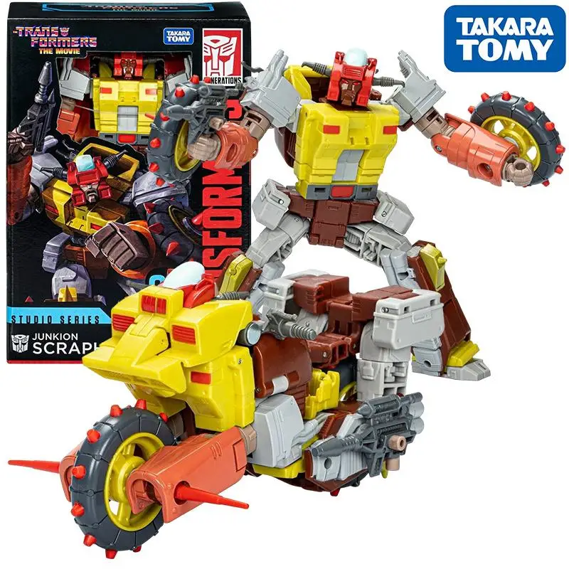 Takara Tomy Transformers Studio Series Voyagerthe Movie 86-24 Junkion Scrapheap Robot Anime Figure Action Model Toys Gift