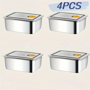 4PC Stainless Food Containers 1