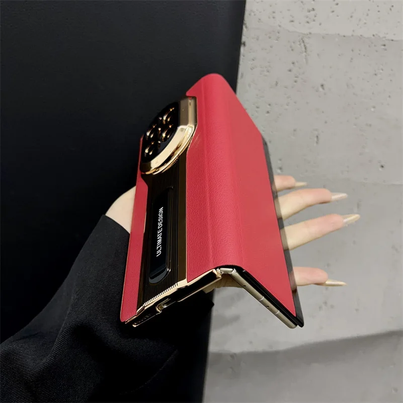 Official Smart Protective Case with Electroplated Frame - All-Inclusive Stand Holder Flip Cover