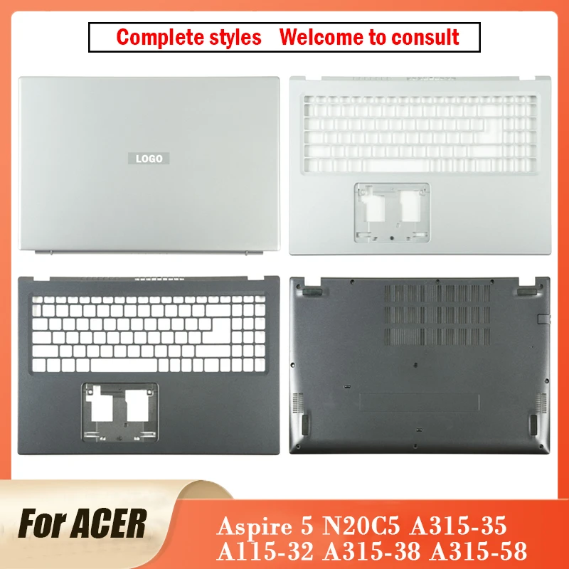 NEUE Original Für Acer Aspire 5 N20C5 A315-35 A115-32 A315-38 A315-58  Laptop LCD Back Cover Palmrest Bottom Fall Kunststoff Modell - AliExpress