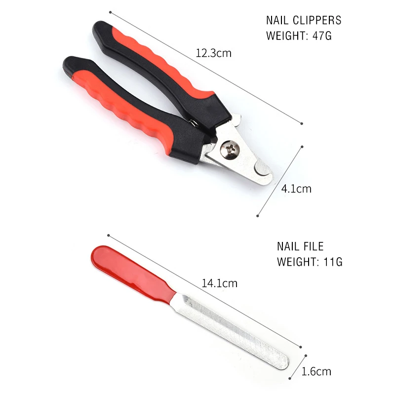 Professional Pet Nail Clippers Pet Dogs Cats Nails Toes Claws Pliers Animal Scissors Nail Trimmers Professional Cat Dog Supplies