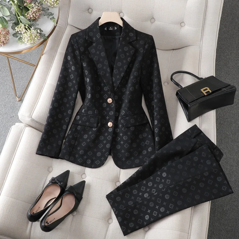 Fashion Temperament Professional Suits Women 2024 Spring Summer New Formal Long Sleeve Blazer And Pants&Shorts Sets Work Wear