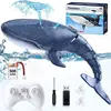 2025 New Remote Control Whale Toy Remote Control Whale Shark 2.4G Water Spray Simulation Model Whale Children's Toy Gift 2