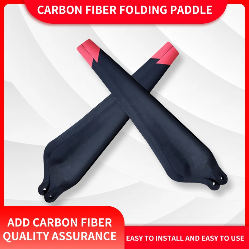 Paire d'hélices de rechange R3820 en fibre de carbone pour drone DJI T30, emballage d'origine visible.