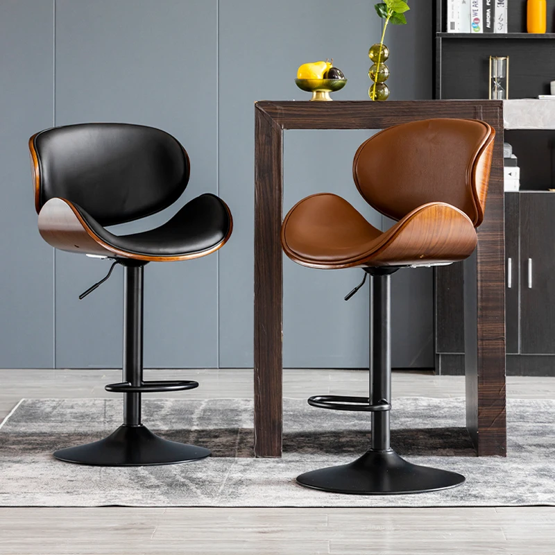Adjustable Kitchen Bar Chair Modern High Nordic Design Breakfast Bar Stools Luxury Minimalist Furniture for Decoration