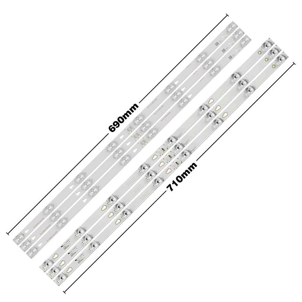 Tira de Luz de Fundo Led Lâmpada para Tcl 40 tv 40hr330m08a7 v1 4c-lb4008-hr03j 40d2900 a