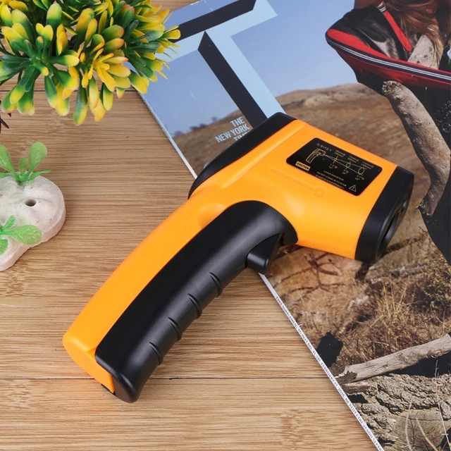 Infrared Thermometer Cooking Laser Temperature Gun-High Temperature Non  Contact Laser Pyrometer for Food Oven Industrial - AliExpress